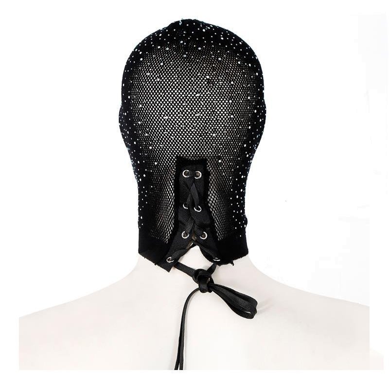 Kaukė „Lace Hood with Shiny Diamonds“ - Latetobed