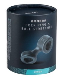 Penio ir sėklidžių žiedas „Cock Ring and Ball Stretcher“ - Boners