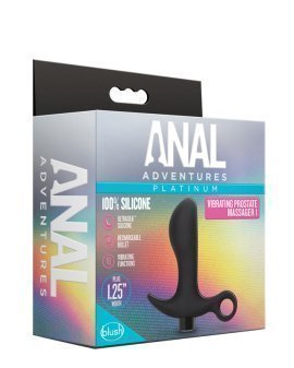 Vibruojantis prostatos masažuoklis „Anal Adventures Platinum 01“ - Blush