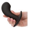 Vibruojantis analinis kaištis „Rock Bottom Curved Probe“ - CalExotics