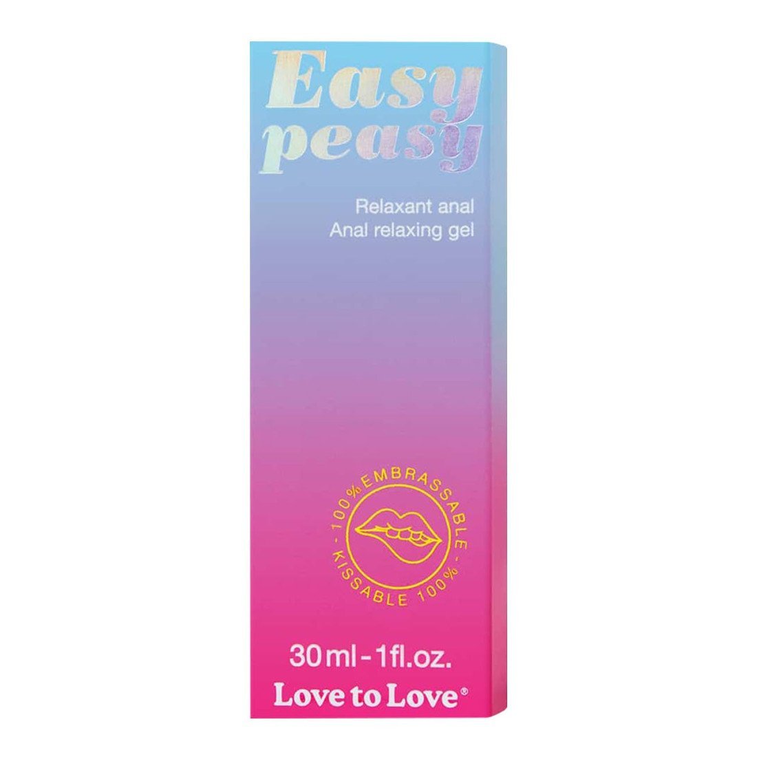 Atpalaiduojantis gelis analiniam seksui „Easy Peasy“, 30 ml - Love to Love