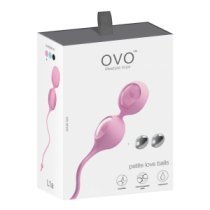 Rožiniai vaginaliniai kamuoliukai „L1A“ - OVO