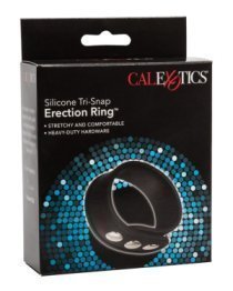 Penio žiedas „Silicone Tri-Snap Erection Ring“ - CalExotics