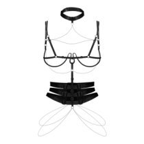 Kūno aksesuaras „Premisis Black Harness“ - Obsessive
