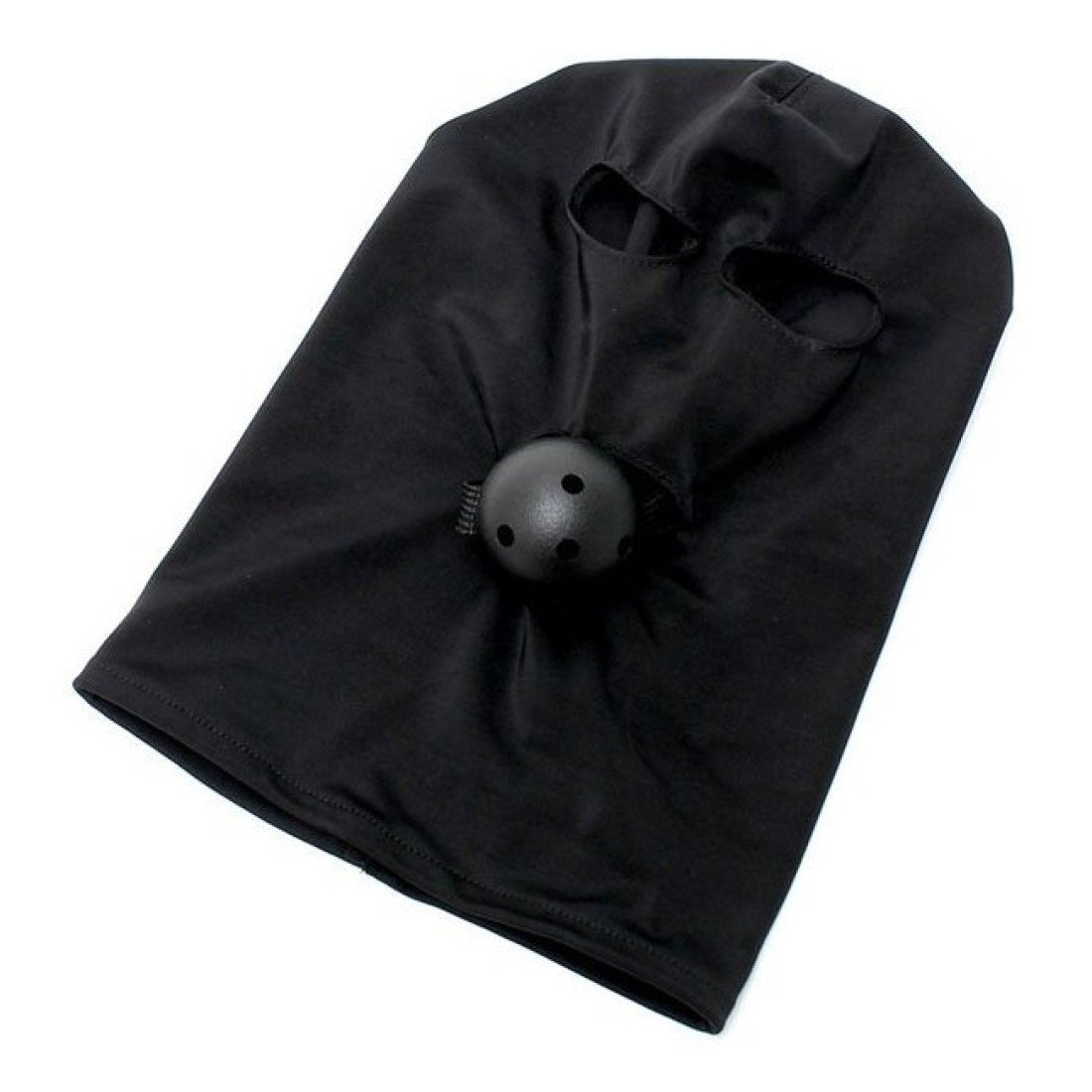 Kaukė „Spandex Hood with Ball Gag“ - Rimba