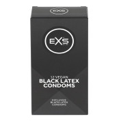 Prezervatyvai „Black Latex“, 12 vnt.