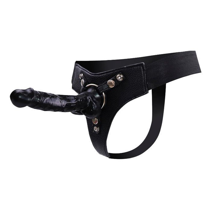 Strap-on dildo „Mistress Black“ - Intoyou