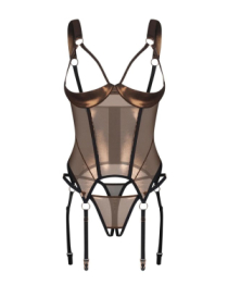 Atviras korseto ir kelnaičių rinkinys „Soranna“ - Obsessive