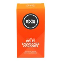 Ejakuliaciją nutolinantys prezervatyvai „Delay Endurance“, 12 vnt. - EXS Condoms
