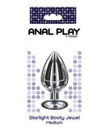 Vidutinis analinis kaištis „Starlight Booty Jewel“ - ToyJoy