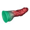 Pripučiamas silikoninis dildo „Aerosx Nr. 7.5 Red/Green“ - Lovetoy