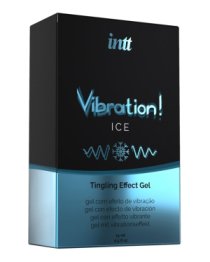 Stimuliuojantis gelis „Vibration! Ice“, 15 ml - Intt