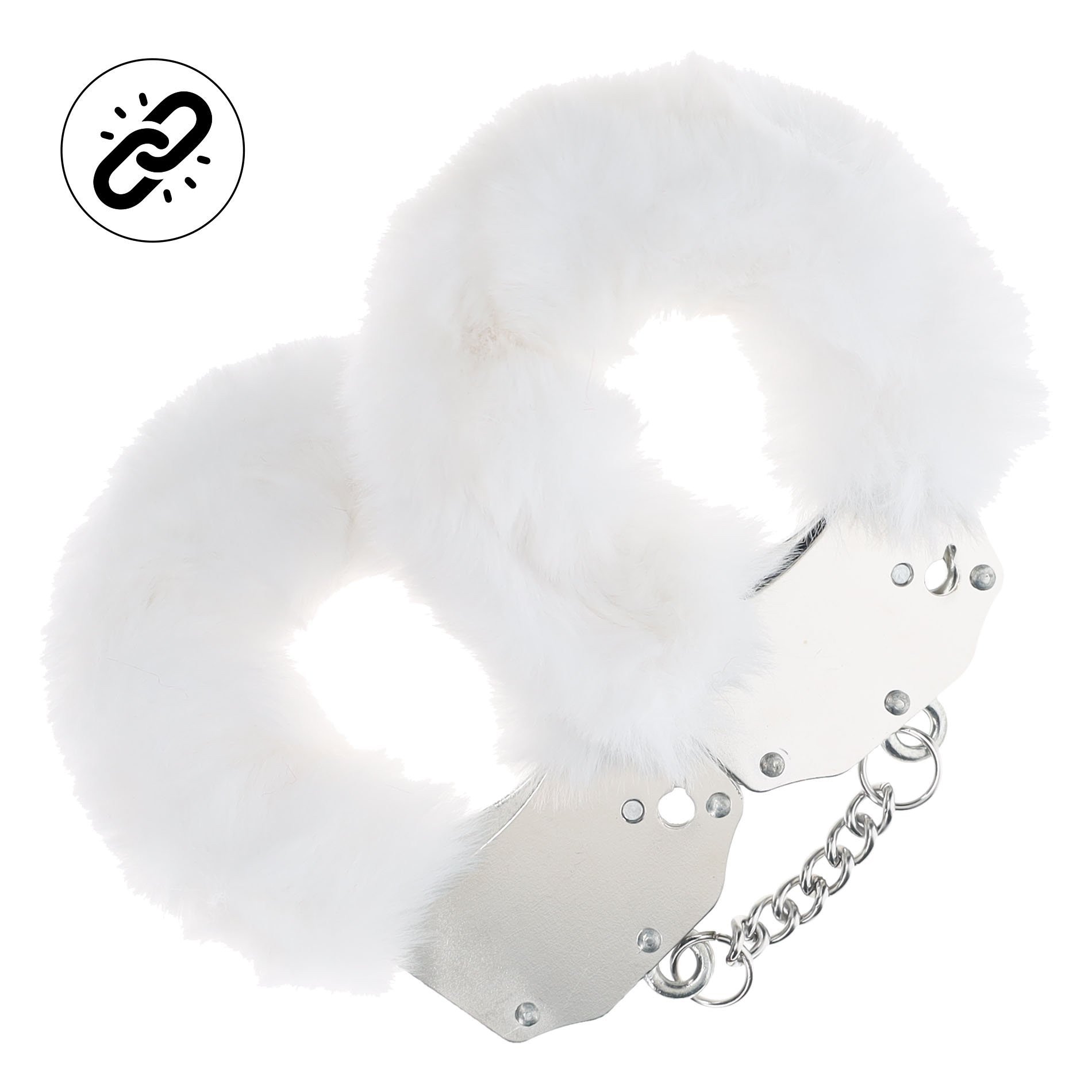 Antrankiai „Heavy-duty Fluffy Handcuffs“ - Ouch!