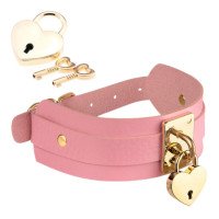 Antkaklis „Heart Lock Key Collar“ - Kinky Diva