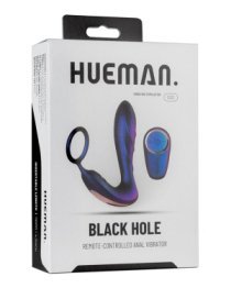 Analinis vibratorius - penio žiedas „Black Hole“ - Hueman