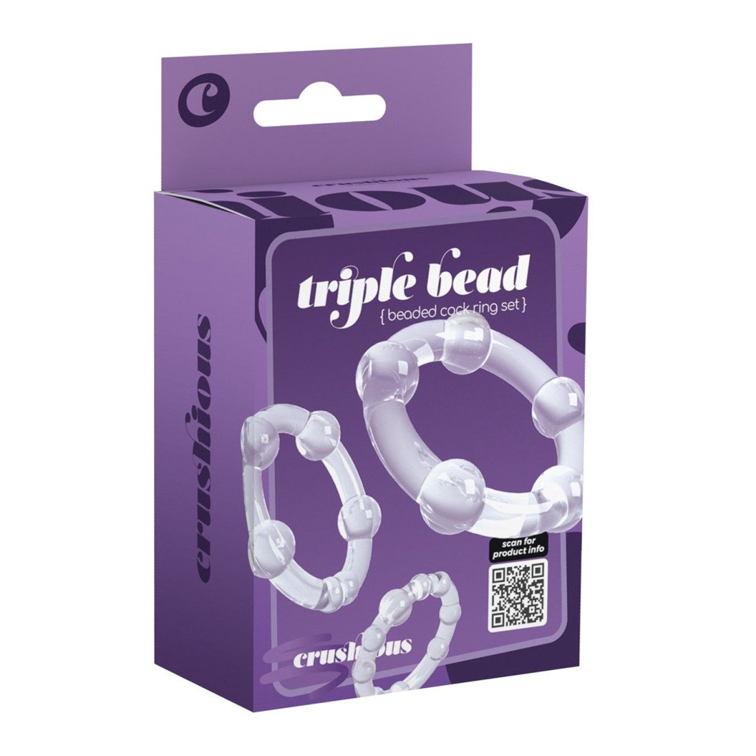 Penio žiedų rinkinys „Triple Bead“ - Crushious