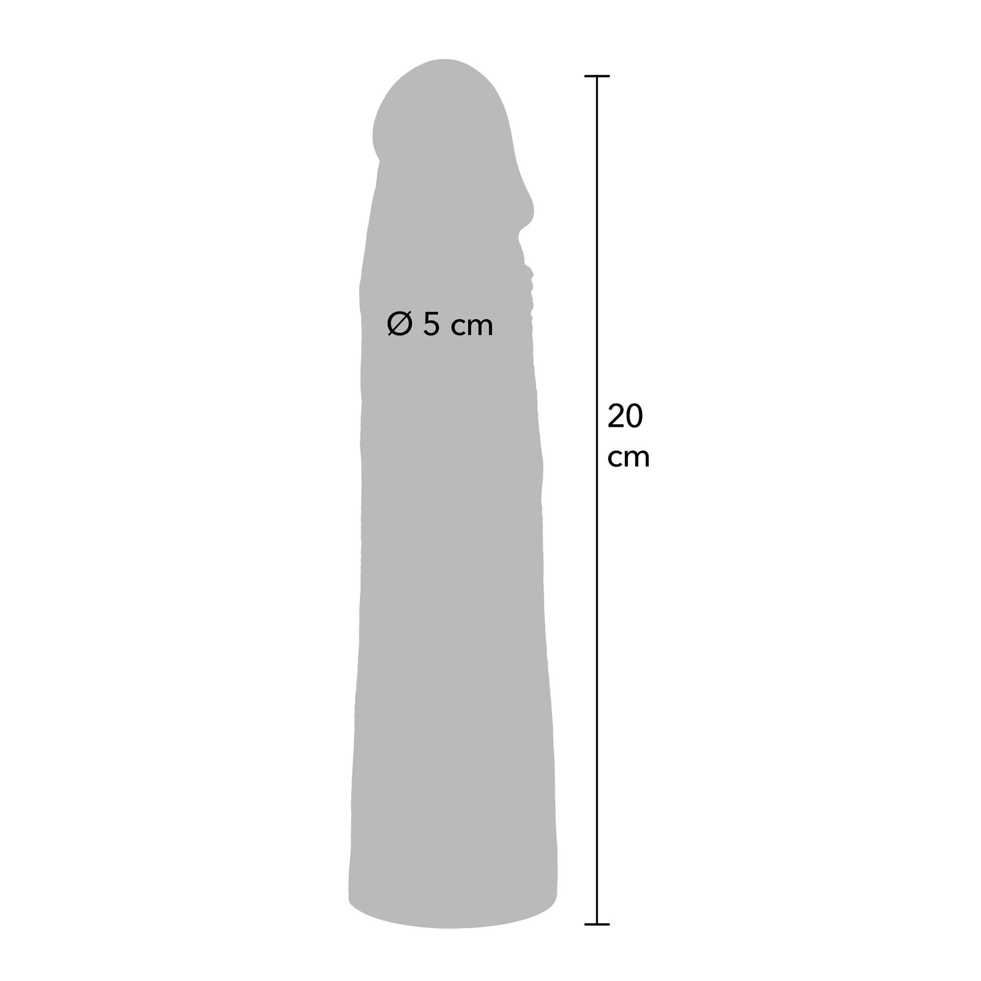 Silikoninė penio mova „Inferno Sleeves 20 cm“ - Hidden Desire