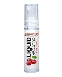 Stimuliuojantis lubrikantas „Liquid Vibrator - Cherries“, 10 ml - Amoreane