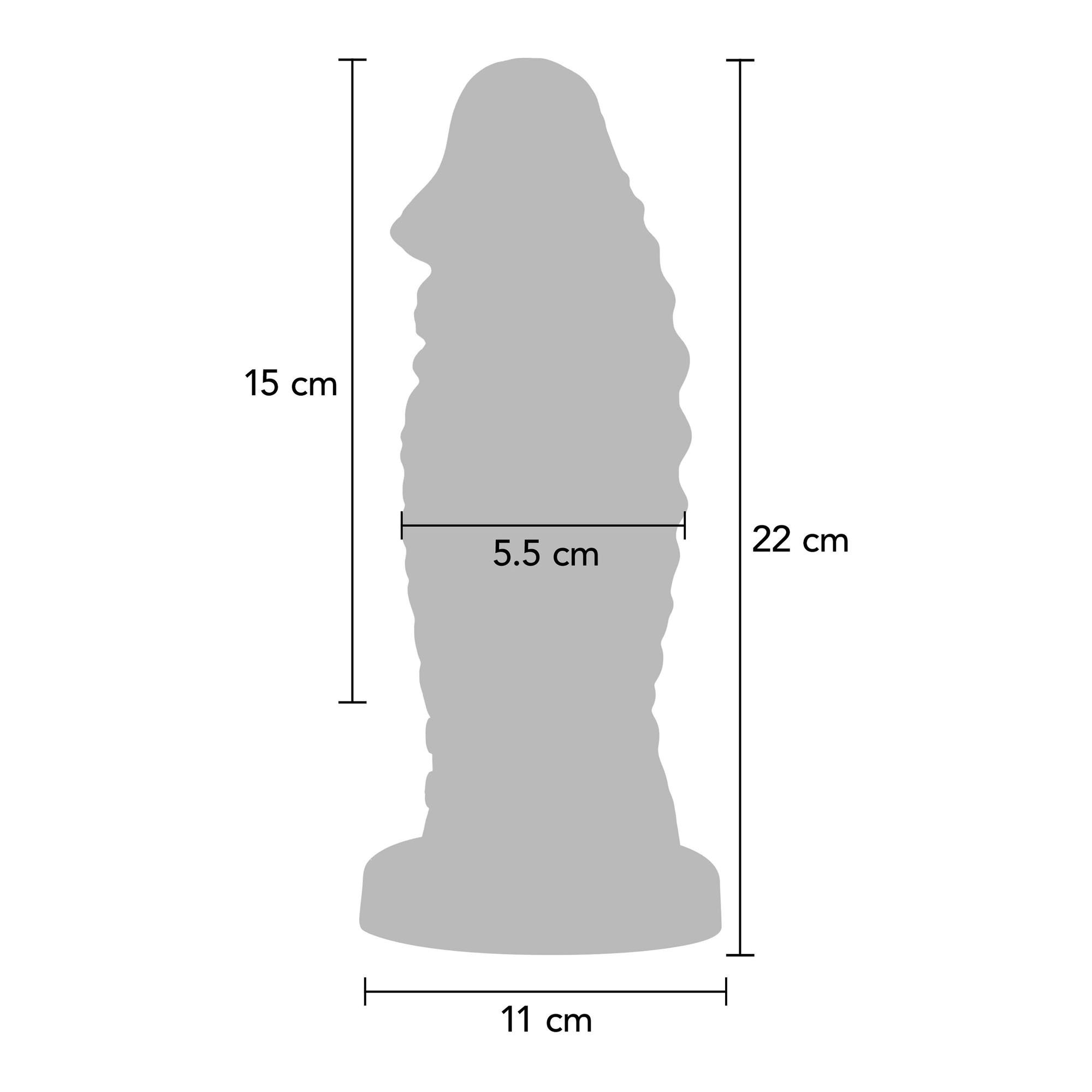 Vibruojantis dildo „Monster Cocks Devil“ - Extreme