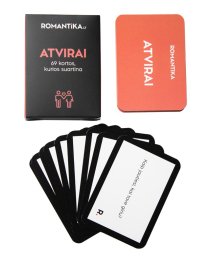 Pokalbių kortos „Atvirai“ - Romantika.lt