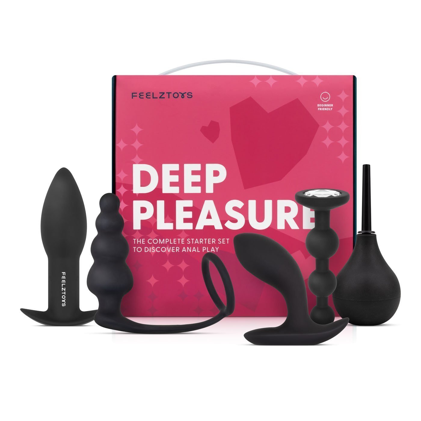 Analinis sekso žaislų rinkinys „Deep Pleasure“ - Feelztoys