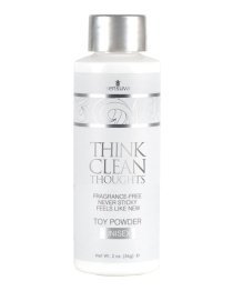 Žaislus atnaujinanti pudra „Think Clean Thoughts“, 56 g - Sensuva