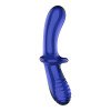 Stiklinis dildo „Double Crystal“ - Satisfyer