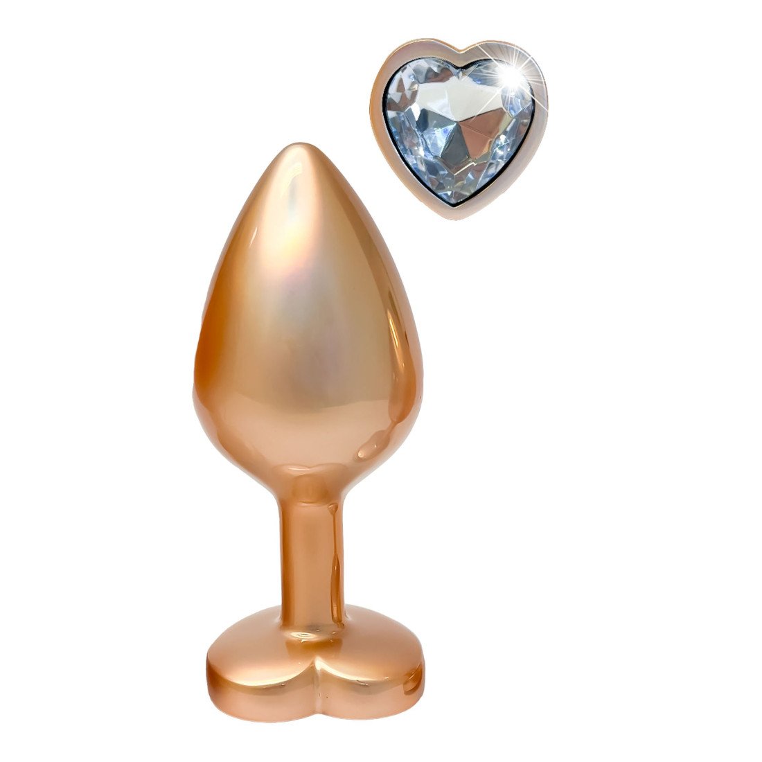 Vidutinis analinis kaištis „Pearl Gold Gleaming Love“ - Dream Toys