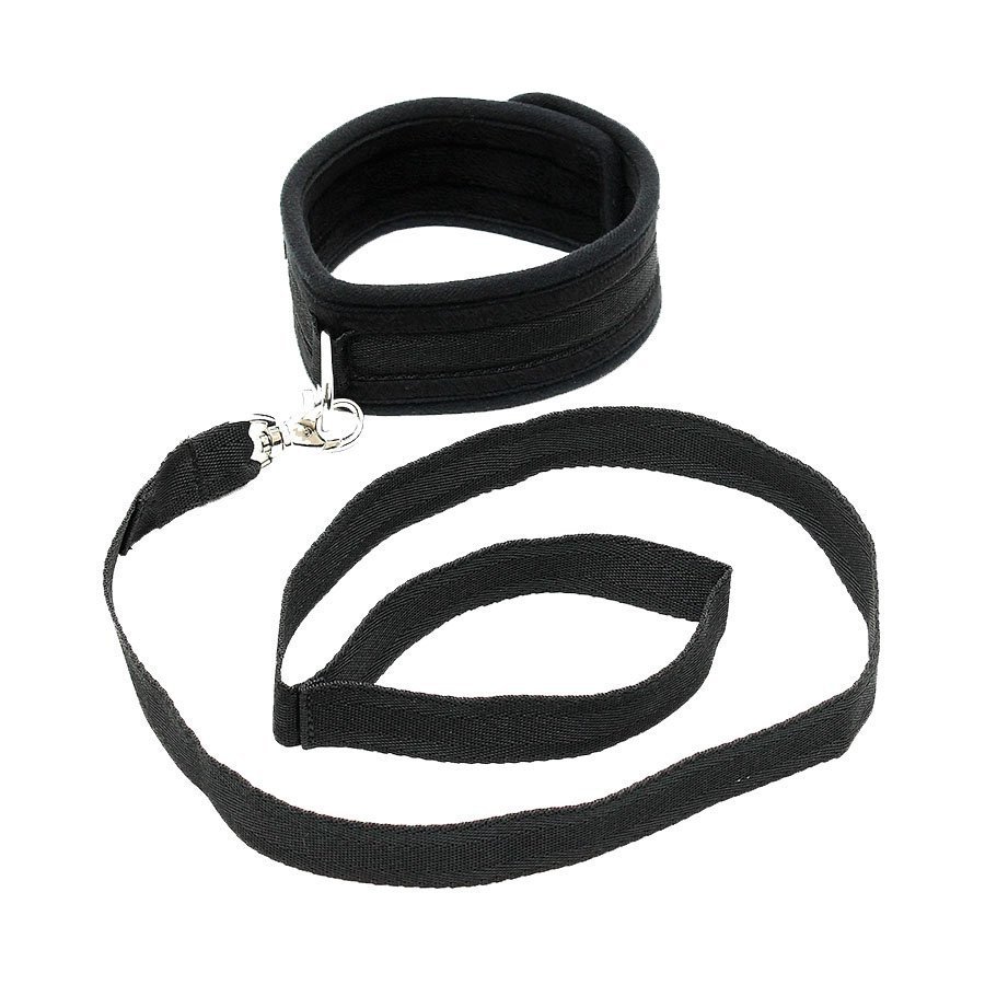 Antkaklio ir pavadėlio rinkinys „Soft Collar with Leash“ - Rimba