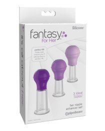 Spenelių siurbtukų rinkinys „Nipple Enhancer Set“ - Fantasy For Her