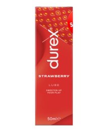 Vandens pagrindo lubrikantas „Strawberry“, 50 ml - Durex