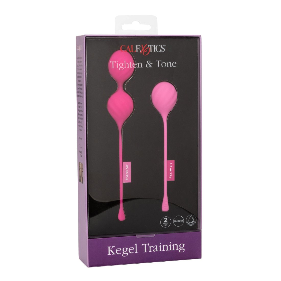 Vaginalinių kamuoliukų rinkinys „Kegel Training 2“ - CalExotics