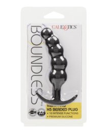 Vibruojantis analinis kaištis „Boundless X5 Beaded Plug“ - CalExotics
