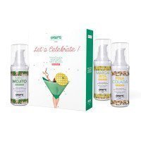 Masažo aliejų rinkinys „Let‘s Celebrate“, 3x30ml - Exsens
