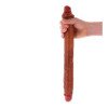 Dvigubas dildo „Foreskin Doubledong 46 cm“ - Get Real