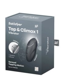 Klitorinis vibratorius - stimuliatorius „Tap & Climax 1“ - Satisfyer