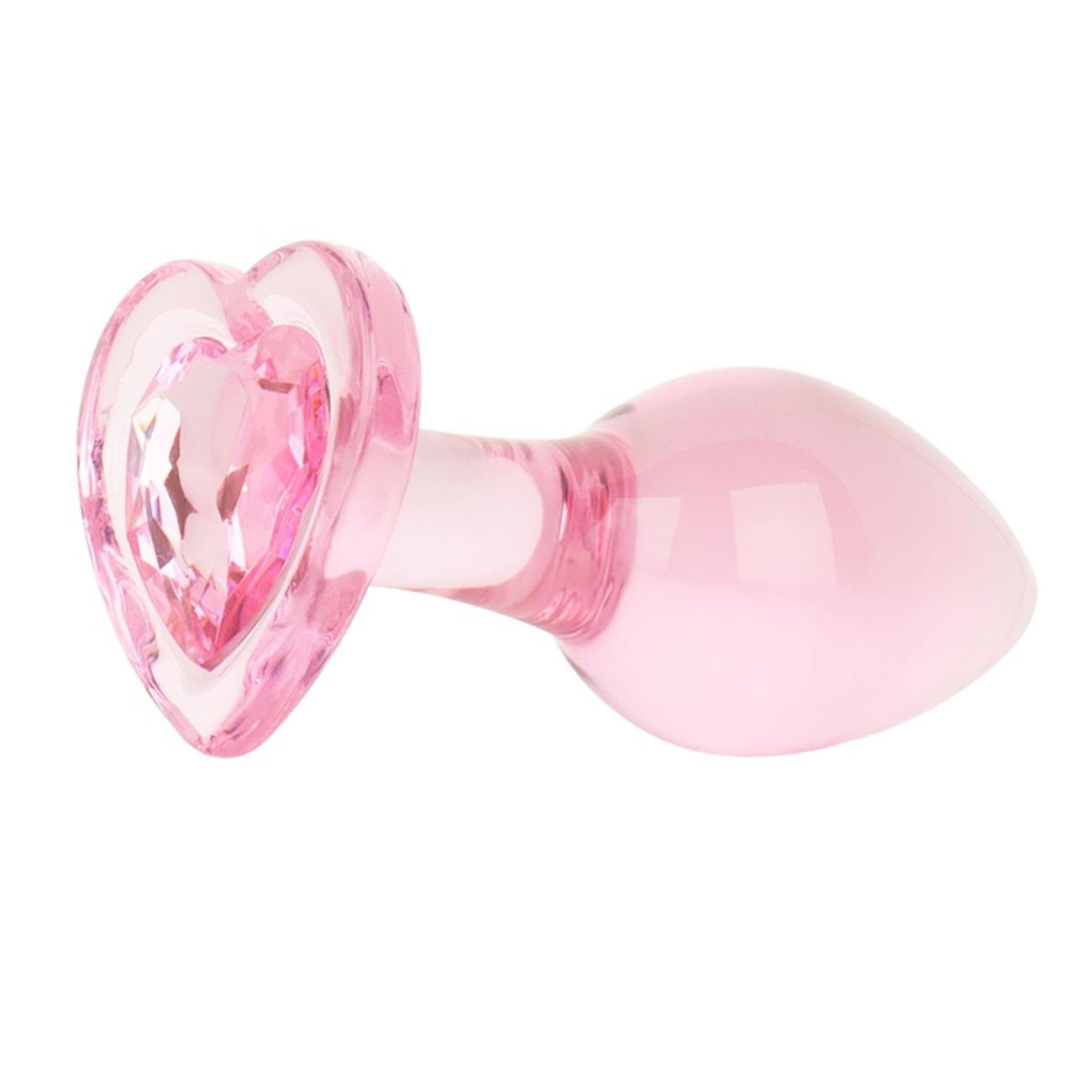 Stiklinis analinis kaištis „Anal Plug Medium“ - EasyToys