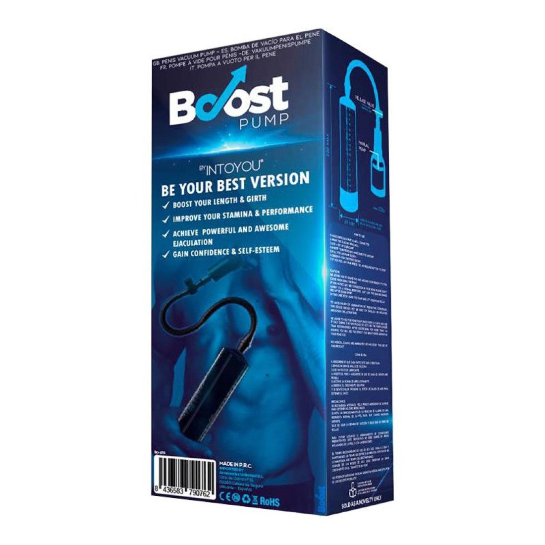Penio pompa (pažeista pakuotė) „Boost Pump PSX02“ - Intoyou