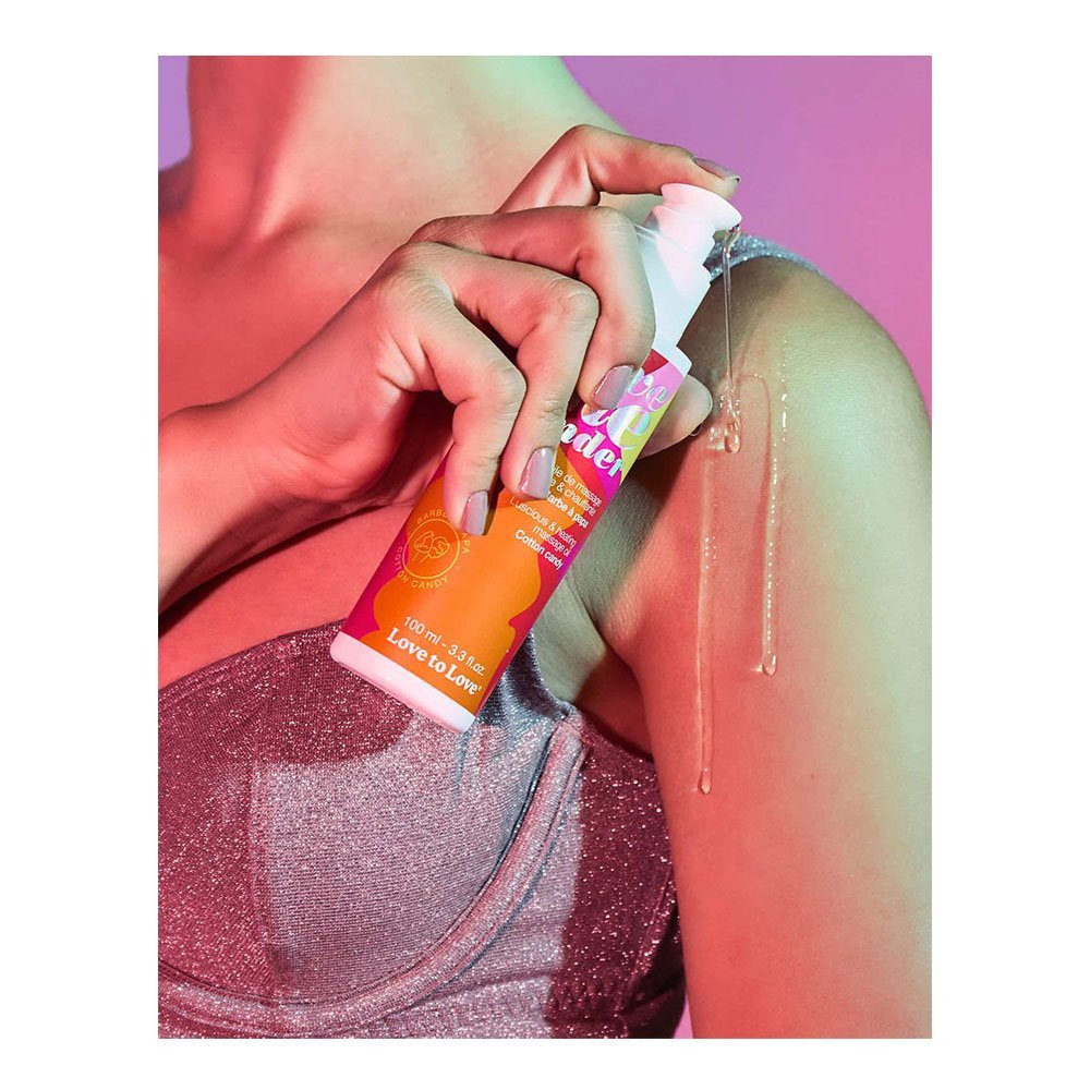 Šildantis masažo aliejus „Love Me Tender“, 100 ml - Love to Love