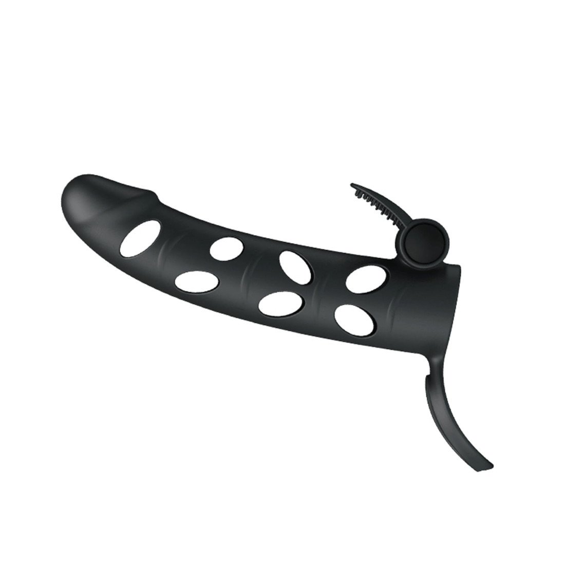 Vibruojanti penio mova „Penis Sleeve with Ball Strap 6“ - Pretty Love
