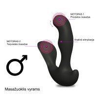 Vibruojantis prostatos masažuoklis „Black Jamba“ - Feelztoys