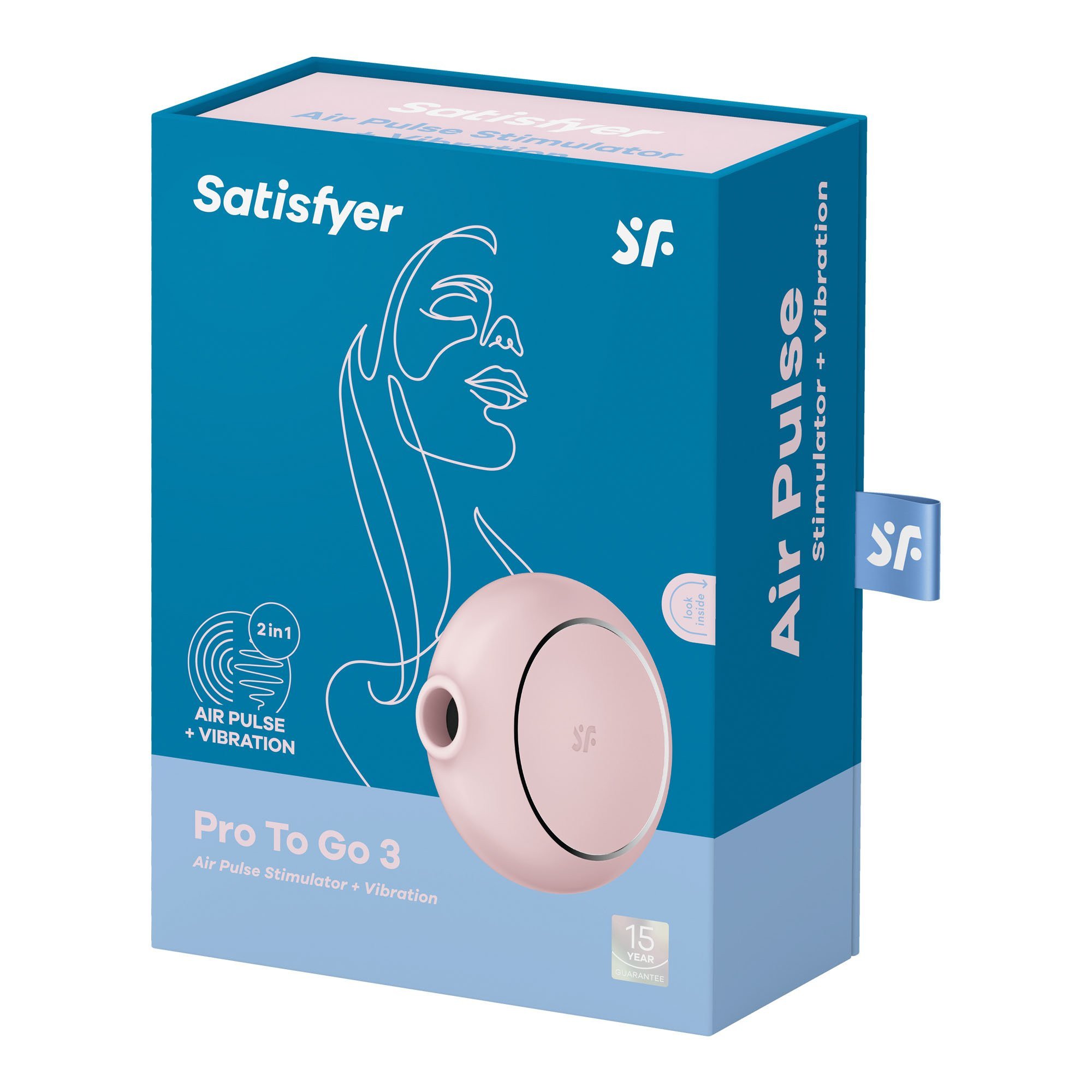 Klitorinis stimuliatorius - vibratorius „Pro To Go 3“ - Satisfyer
