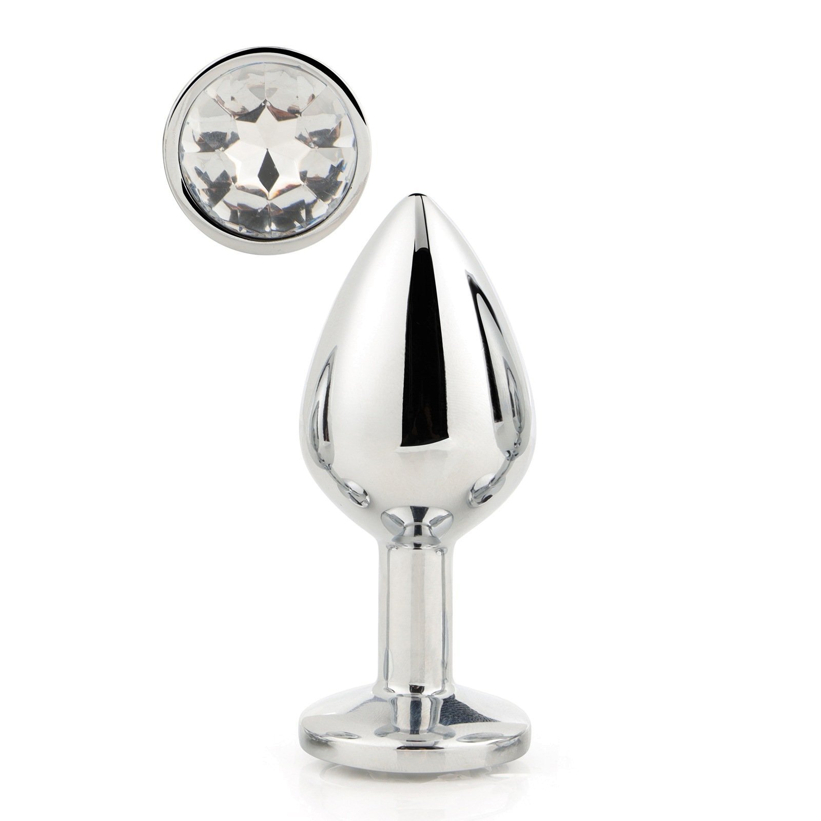 Didelis analinis kaištis „Silver Gleaming Love“ - Dream Toys