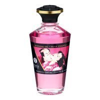 Afrodiziakinis šildantis aliejus „Raspberry Feeling“, 100 ml - Shunga