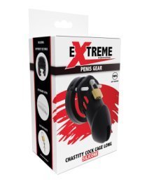 Penio narvas „Silicone Chastity Cock Cage Long“ - Extreme