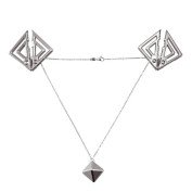 Spenelių spaustukai „Adjustable Metal Nipple Clamps with Heavy Pendant“