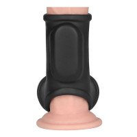 Vibruojanti penio ir sėklidžių mova „Knights Ring Silk“ - Love Toy