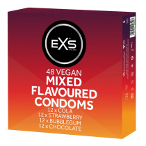 Prezervatyvų rinkinys „Mixed Flavoured“, 48 vnt. - EXS Condoms