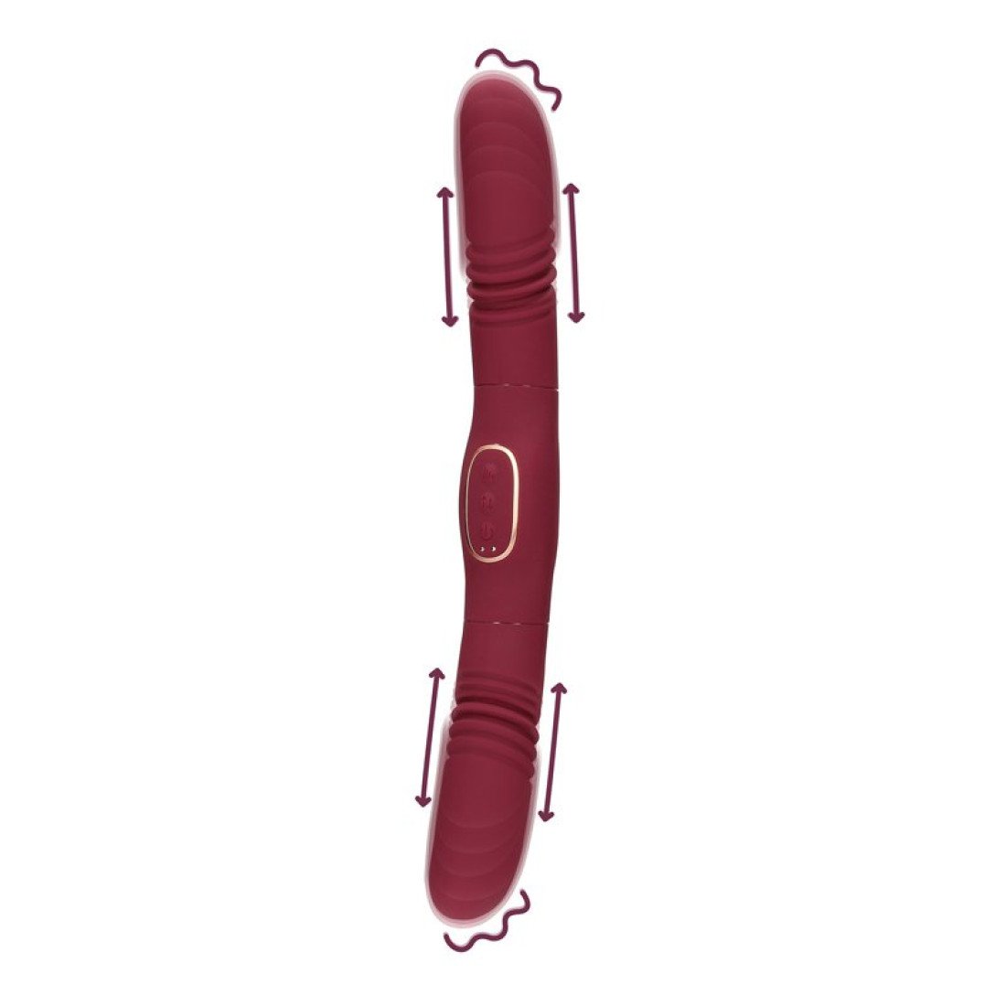 Automatinis dvigubas vibratorius „Double-Sided Thrusting Vibrator“ - Loveline