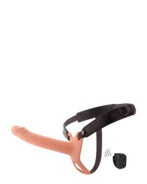 Vibruojantis strap-on dildo „Inferno 20 cm“ - Hidden Desire